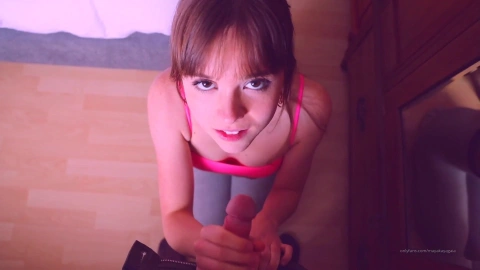 Maya Kayagaia Stroks Cock Until Cum