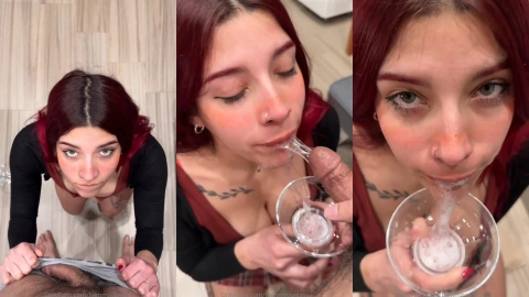 FiammiSxagain Drinks Cum - Proud Guy