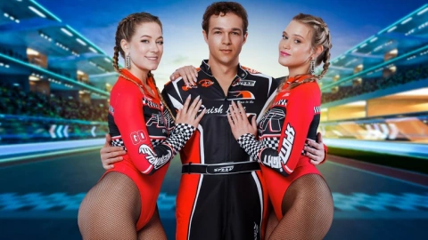 Chloe & River: Hot Flag Girl Audition Fuck